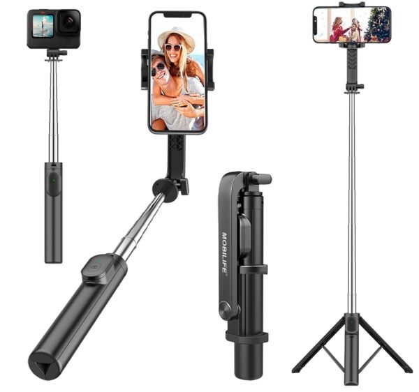 Mobilife Portable Selfie Stick with Tripod Stand