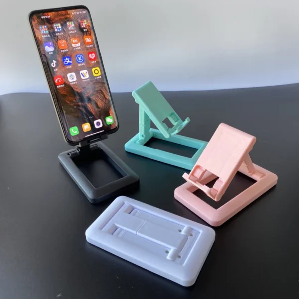 Foldable Tablet Mobile Phone Desktop Phone Stand Desk Holder Adjustable Desk Bracket Smartphone Stand - Image 2
