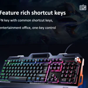 Hot Sale 3 In 1 RGB Colorful Backlit 104 Keys Gaming Mechanical Keyboard And Mouse Headphone Combo For PC Gamer