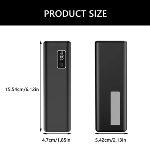 Y2GD Shockproof Silicone Case for PB200 No.15 Power Banks (20000mAh 100W) Protective Dustproof Travel Protective Cover - Image 2